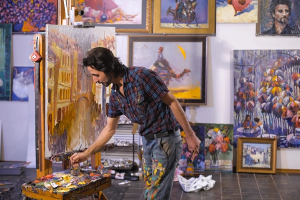 Diverse artistic styles from around the world